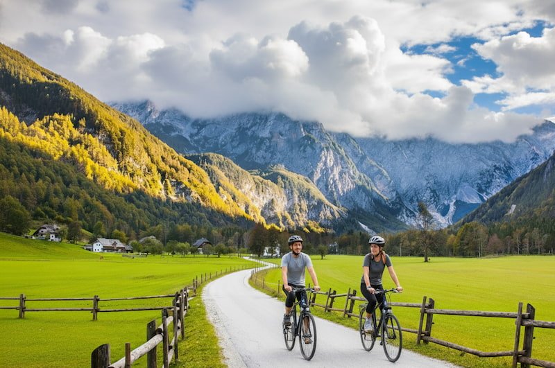 Cycling in Logarska Dolina